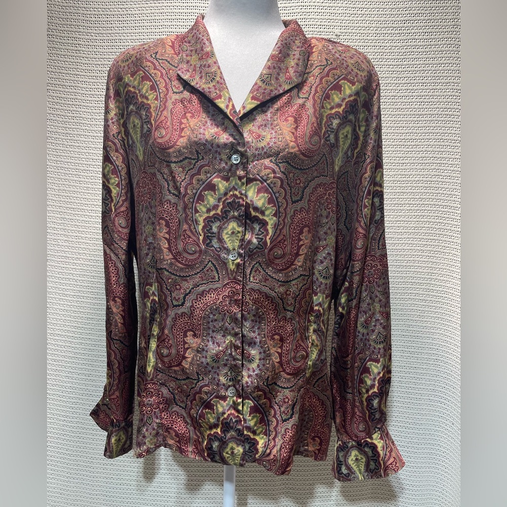 Anne KleinII Long Sleeve Blouse